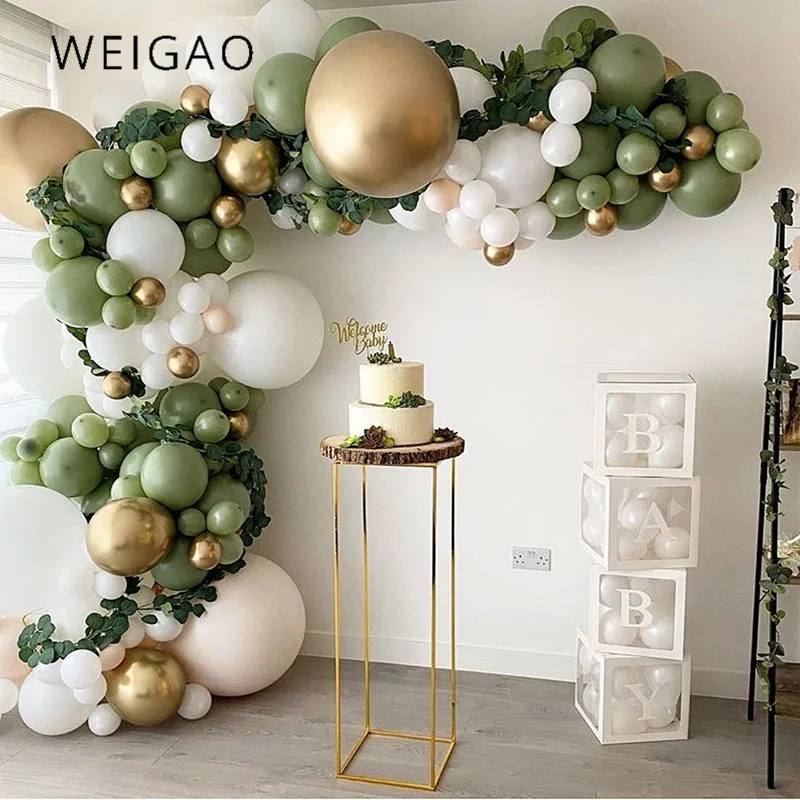 Balloon Garland Arch Kit Retro Green Chorme Gold Latex Globos Birthday Valentine Wedding Party Decoration Baby Shower Supplies
Balloon Garland Arch Kit Retro Green Chorme Gold Latex Globos Birthday Valentine Wedding Party Decoration Baby Shower Supplies