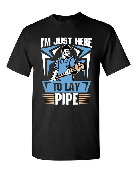 I'm Just Here To Lay Pipe Plumber Funny DT Adult T-Shirt Tee
I'm Just Here To Lay Pipe Plumber Funny DT Adult T-Shirt Tee