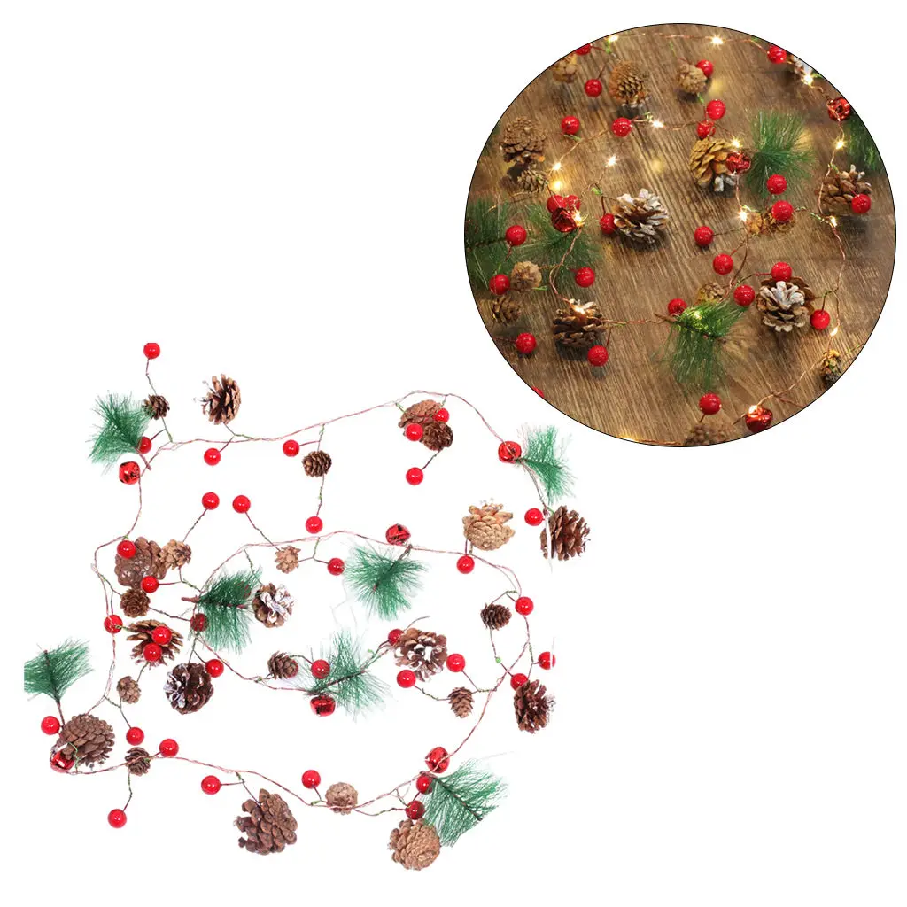 Christmas Pine Cone String Light Waterproof Holiday Lamp Halloween Ornament LED for Garden
Christmas Pine Cone String Light Waterproof Holiday Lamp Halloween Ornament LED for Garden