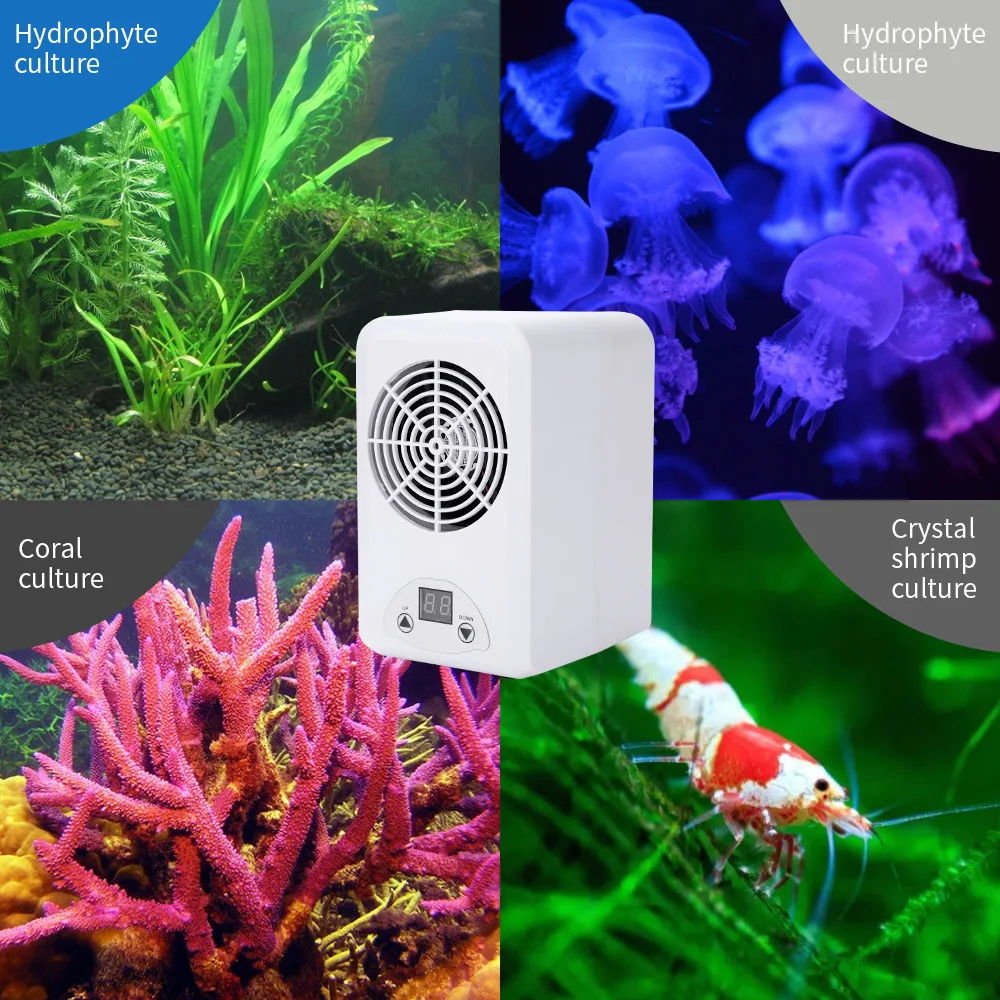 72W/108W Low Noise Fish Tank mini Cooling Fan Cooler Temperature Aquarium Cooling Silent Machine
72W/108W Low Noise Fish Tank mini Cooling Fan Cooler Temperature Aquarium Cooling Silent Machine