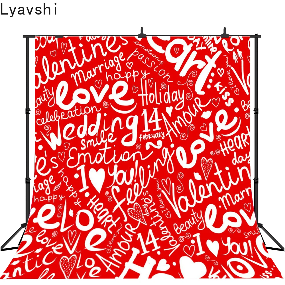 Lyavshi Vinyl Photography Background Love Computed Printed Valentine's Day Backdrops for Photo Studio
Lyavshi Vinyl Photography Background Love Computed Printed Valentine's Day Backdrops for Photo Studio