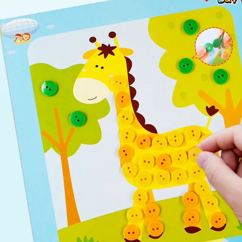 5Pcs/Set Kids DIY Craft Button Sticker Educational Toys For Children Creative Cartoon Puzzle Learning Arts And Crafts Toys Gift
5Pcs/Set Kids DIY Craft Button Sticker Educational Toys For Children Creative Cartoon Puzzle Learning Arts And Crafts Toys Gift