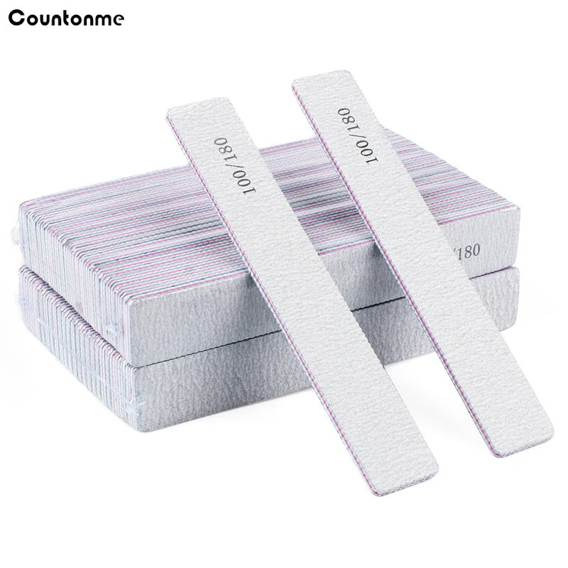 25Pcs Professional Nail file 100/180 Sandpaper Nail Art File Sanding Sandpaper Grey Straight Buffer Manicure Care File
25Pcs Professional Nail file 100/180 Sandpaper Nail Art File Sanding Sandpaper Grey Straight Buffer Manicure Care File
