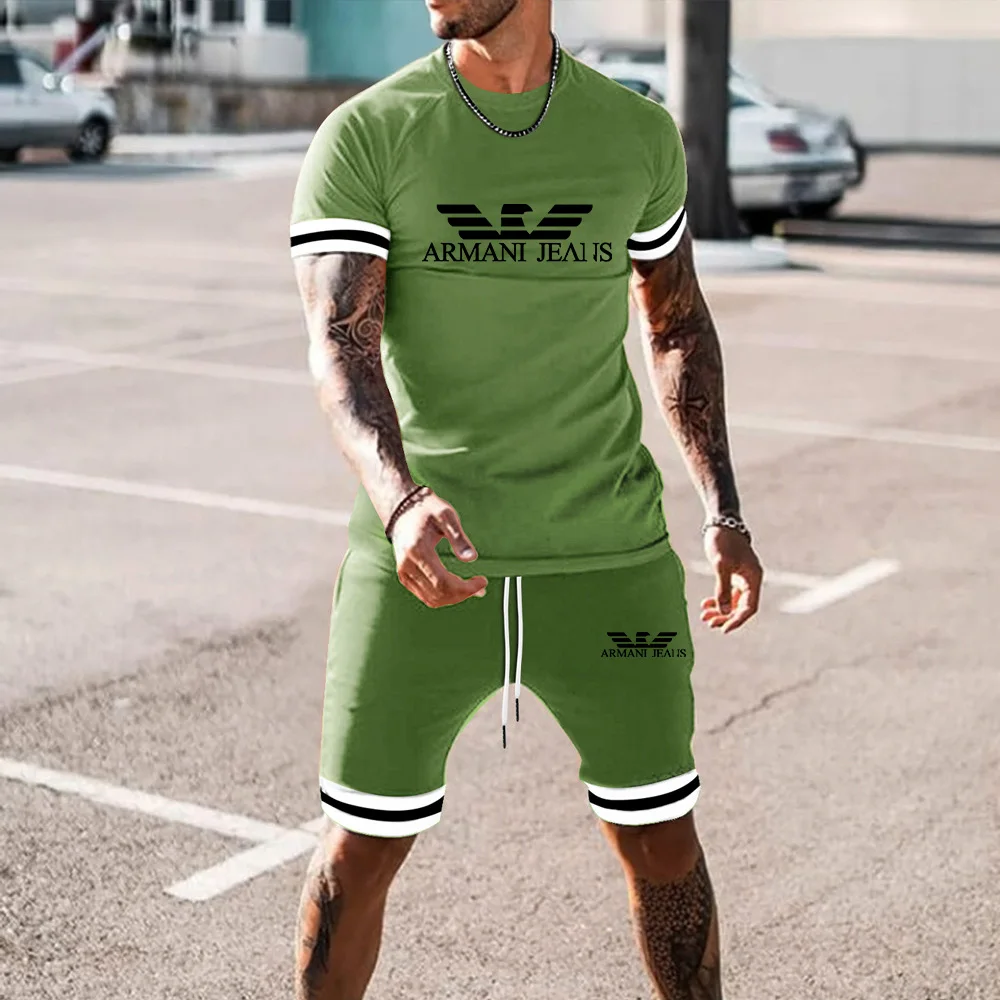 2021 New Summer Oversized T-shirt Brand Men Beach Shorts Sets Streetwear Tracksuit Men's Suit men's trend short sleeve T-shirt
2021 New Summer Oversized T-shirt Brand Men Beach Shorts Sets Streetwear Tracksuit Men's Suit men's trend short sleeve T-shirt