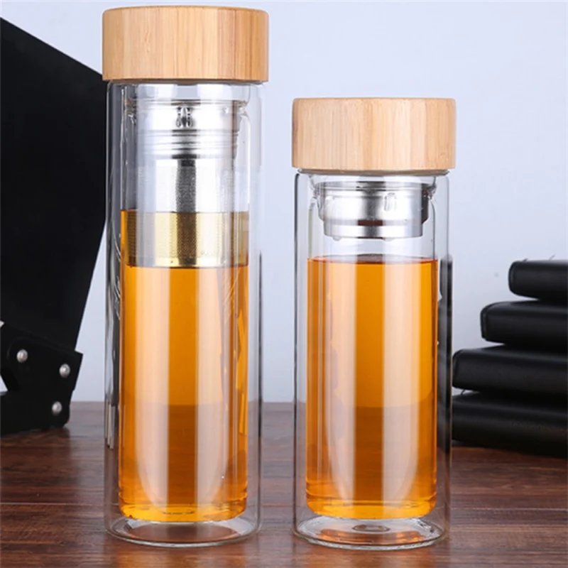 Portable Simple Tea Cup High Temperature Resistant Glass Cup With Double Bamboo Lid High Borosilicate Thickened Vacuum Water Cup
Portable Simple Tea Cup High Temperature Resistant Glass Cup With Double Bamboo Lid High Borosilicate Thickened Vacuum Water Cup