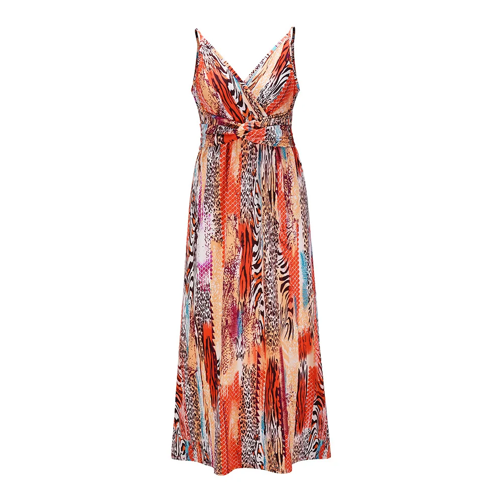 Donsignet Women Dress Summer Fashion Spaghetti Strap Sexy V-Neck Backless Dress Print Casual Beach Dress Vestido Feminino
Donsignet Women Dress Summer Fashion Spaghetti Strap Sexy V-Neck Backless Dress Print Casual Beach Dress Vestido Feminino