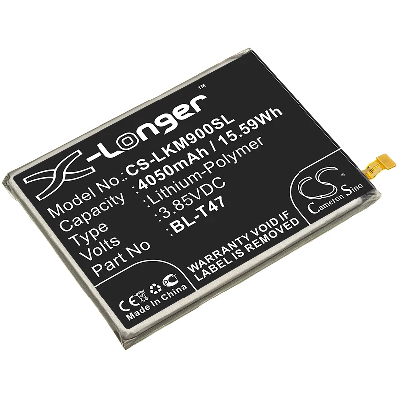 Cameron Sino Battery For LG LMG900N,LMG900QM,LMG900TM,LMG900UM1,LMG900UM2,LMG900VM,LM-G900VMY,LMG910EMW,LMG910HM,Velvet
Cameron Sino Battery For LG LMG900N,LMG900QM,LMG900TM,LMG900UM1,LMG900UM2,LMG900VM,LM-G900VMY,LMG910EMW,LMG910HM,Velvet