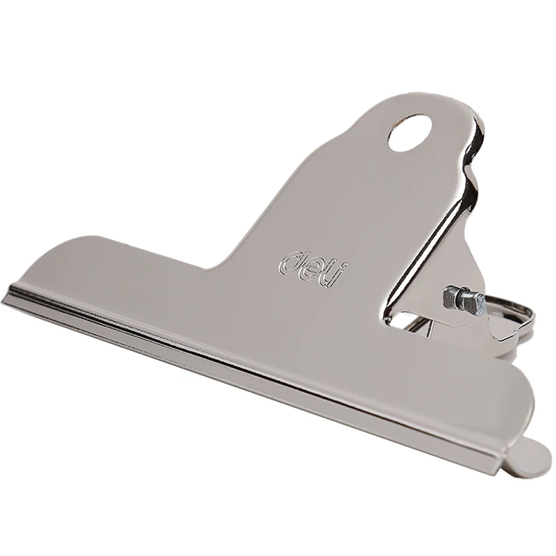 Deli 3pcs 102mm Yamagata Note Ticket Holder Financial Paper Clamp Metal Bill Clips Office and School Supplies Medium 9532
Deli 3pcs 102mm Yamagata Note Ticket Holder Financial Paper Clamp Metal Bill Clips Office and School Supplies Medium 9532