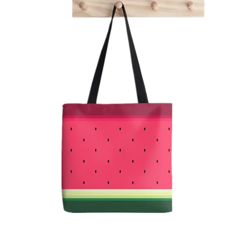2021 Shopper Watermelon Graphic Fruit printed Tote Bag women Harajuku shopper handbag girl Shoulder shopping bag Lady Canvas Bag
2021 Shopper Watermelon Graphic Fruit printed Tote Bag women Harajuku shopper handbag girl Shoulder shopping bag Lady Canvas Bag