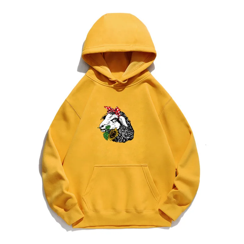 Women Hoodie Headband Sheep Printed Hoodies Women Fleece Long Sleeve Loose Sweatshirt with Hat Girls Pullovers Winter
Women Hoodie Headband Sheep Printed Hoodies Women Fleece Long Sleeve Loose Sweatshirt with Hat Girls Pullovers Winter