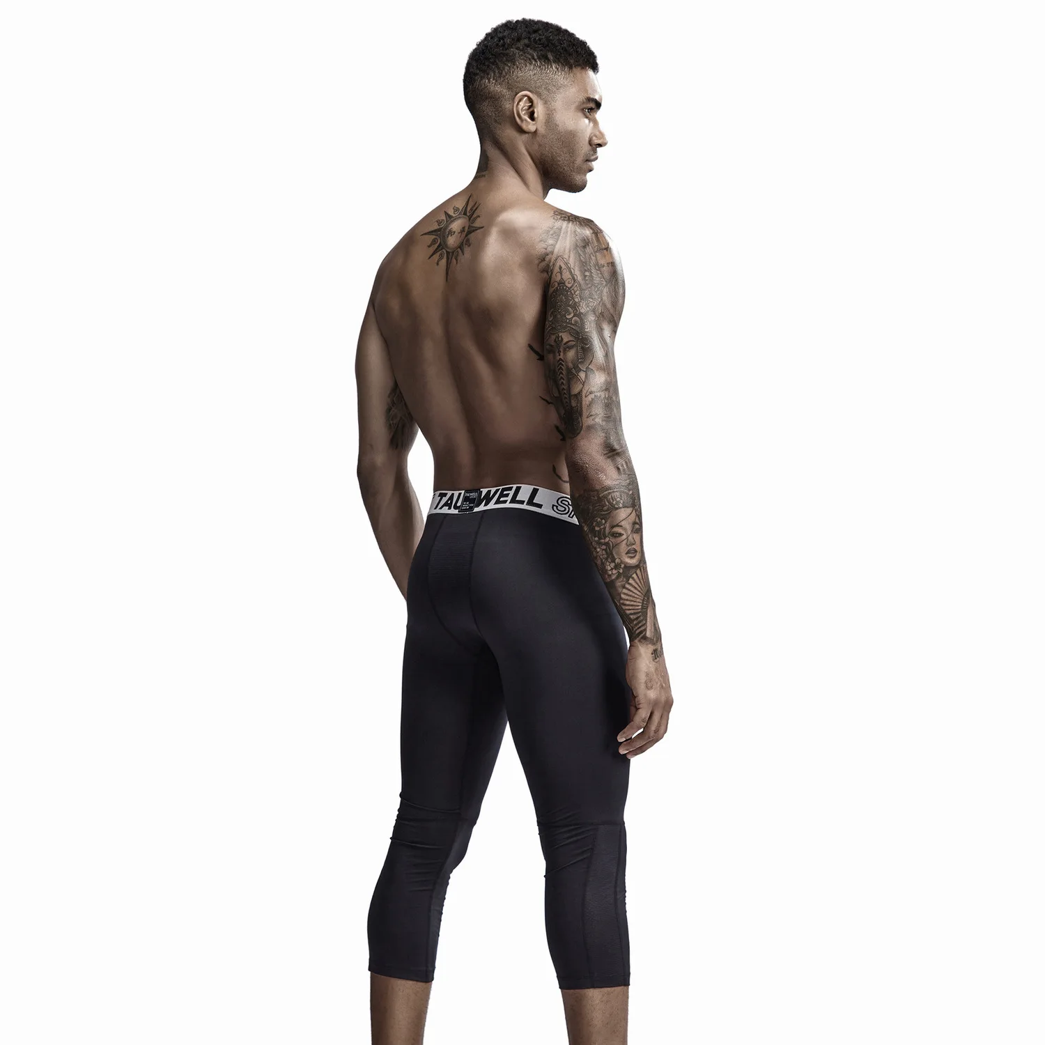 Fitness Mens Leggings Men Compression Running Tights Elastic Cropped Pants Quick Dry Workout Gym Sport Male Leggins Wear For Man
Fitness Mens Leggings Men Compression Running Tights Elastic Cropped Pants Quick Dry Workout Gym Sport Male Leggins Wear For Man