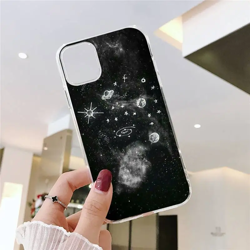 Starry moon universe pattern Phone Cases Transparent for iPhone 6 7 8 11 12 s mini pro X XS XR MAX Plus SE cover funda shell
Starry moon universe pattern Phone Cases Transparent for iPhone 6 7 8 11 12 s mini pro X XS XR MAX Plus SE cover funda shell