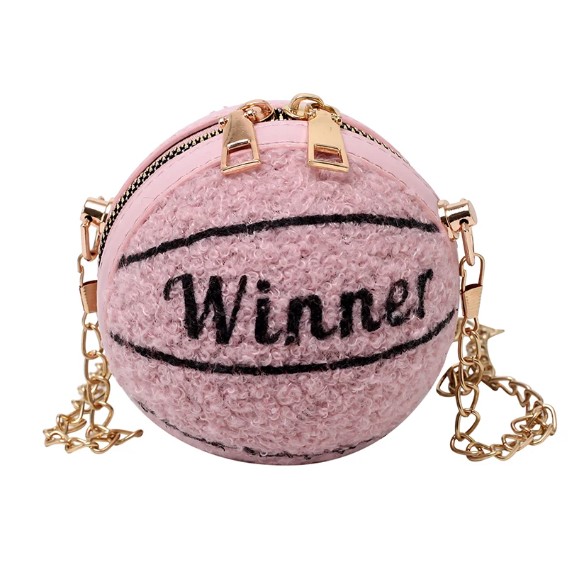 Autumn and winter small bag female 2021 new personality cute plush basketball small round Bag Mini chain One Shoulder Messenger
Autumn and winter small bag female 2021 new personality cute plush basketball small round Bag Mini chain One Shoulder Messenger