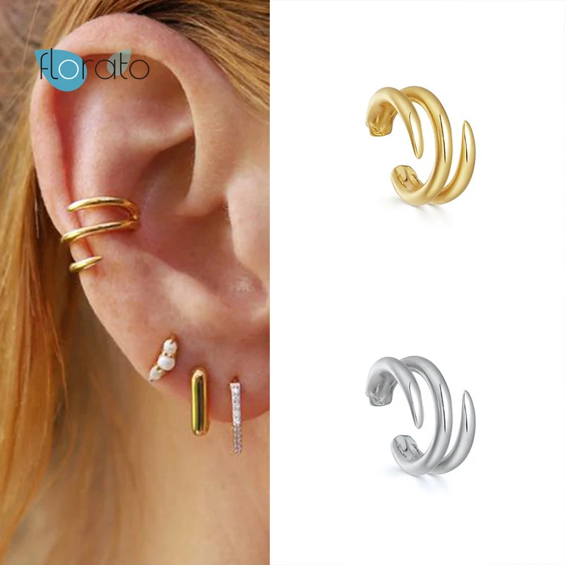 1PC 24k Gold-Plated Silve Geometric Ear Cuff Earring for Women Simple Gold Color Ear Clips Earrings no Piercing Fashion Jewelry
1PC 24k Gold-Plated Silve Geometric Ear Cuff Earring for Women Simple Gold Color Ear Clips Earrings no Piercing Fashion Jewelry