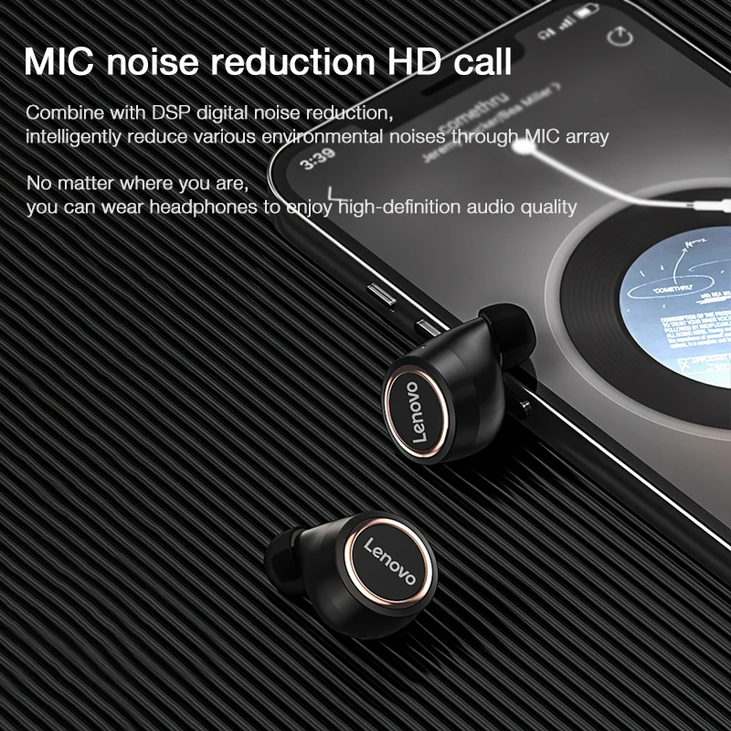 Original Lenovo LP12 TWS Wireless Earphone Bluetooth 5.0 Headphone Dual Stereo Noise Reduction Bass IPX5 Waterproof Long Standby 
Original Lenovo LP12 TWS Wireless Earphone Bluetooth 5.0 Headphone Dual Stereo Noise Reduction Bass IPX5 Waterproof Long Standby