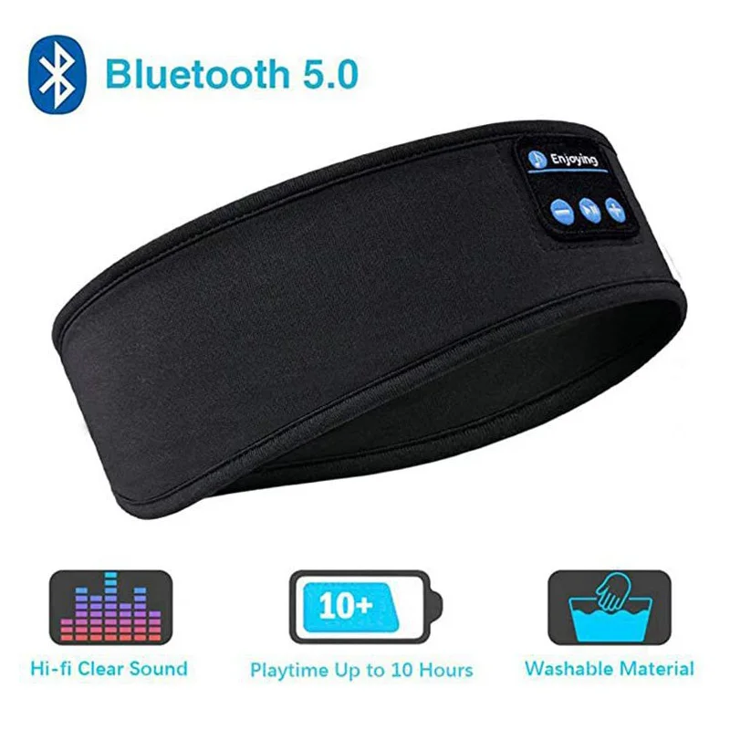 Bluetooth Sleeping Headphones Sports Headband Thin Soft Elastic Comfortable Wireless Music Earphones Eye Mask For Side Sleeper
Bluetooth Sleeping Headphones Sports Headband Thin Soft Elastic Comfortable Wireless Music Earphones Eye Mask For Side Sleeper