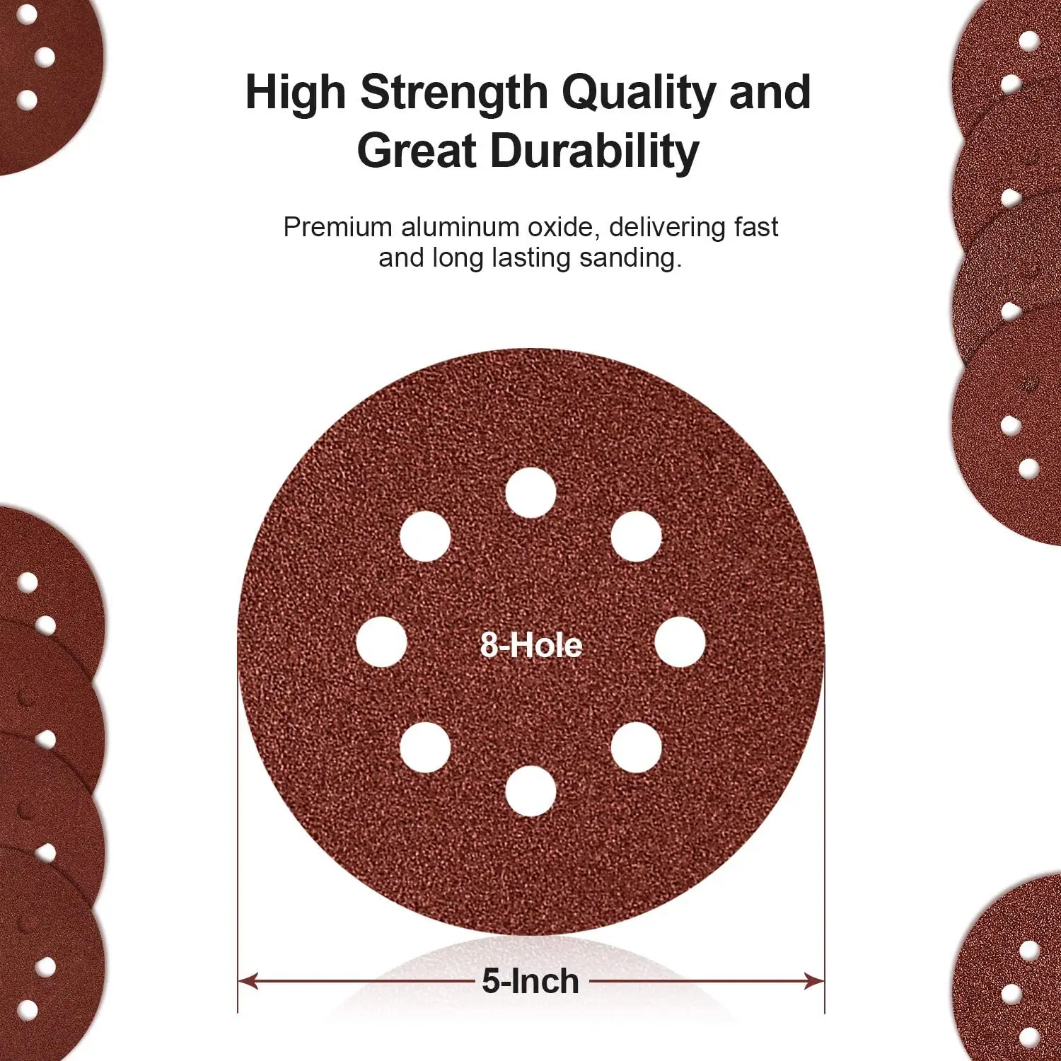 125mm Sandpaper Round Shape Sanding Discs Hook Loop Sanding Paper Buffing Sheet Sandpaper 8 Hole Sander Polishing Pad 20pcs
125mm Sandpaper Round Shape Sanding Discs Hook Loop Sanding Paper Buffing Sheet Sandpaper 8 Hole Sander Polishing Pad 20pcs