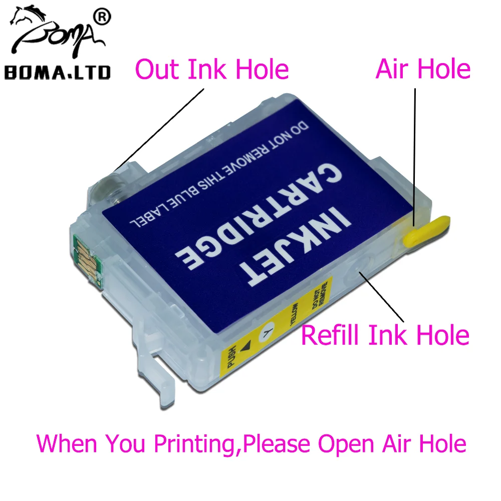 27XL 27 T2711 T2701 T2791 T27 многоразовый картридж для Epson WF - 7720 7715 7710 7620 7610 7210 7110 3640 3620 |