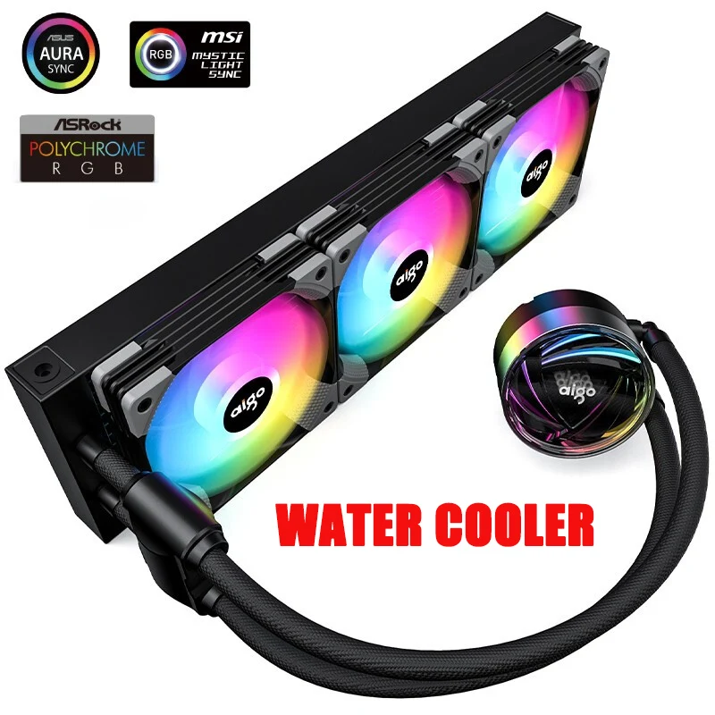 Aigo AT240/360 CPU Water Cooler Aura Sync RGB Fan 120mm Liquid CPU Cooling Radiator for LGA2066/2011/1200/1151/1155/AM4/AM3+/TR4
Aigo AT240/360 CPU Water Cooler Aura Sync RGB Fan 120mm Liquid CPU Cooling Radiator for LGA2066/2011/1200/1151/1155/AM4/AM3+/TR4