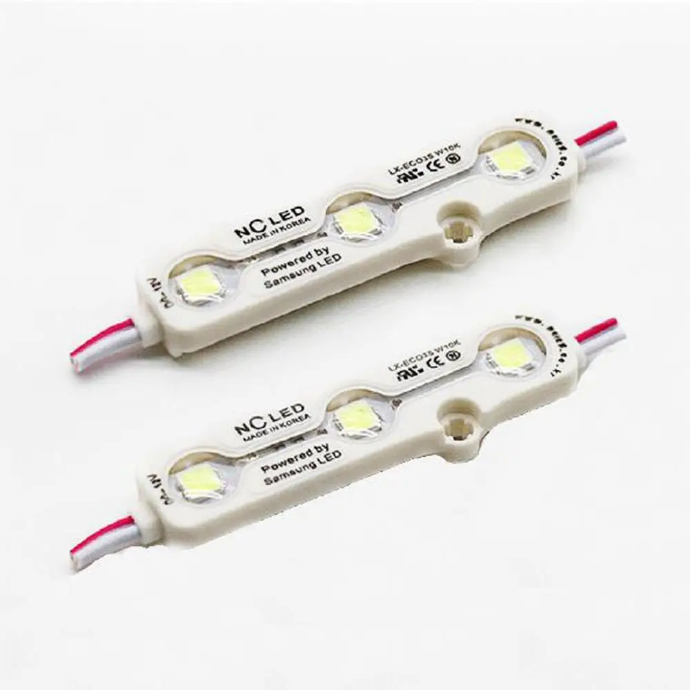 SMD 5054 High Quality LED Module Lighting 3LEDs IP68 Waterproof White Color DC 12V Advertising Light box Sign Lamp
SMD 5054 High Quality LED Module Lighting 3LEDs IP68 Waterproof White Color DC 12V Advertising Light box Sign Lamp