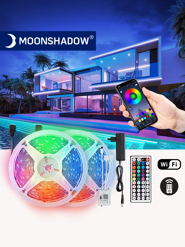 Светодиодная лента MOONSHADOW, 12 В постоянного тока, RGB 2835/5050, гибкая Водонепроницаемая светодиодная неосветильник лампа, 5 м, 10 м, 15 м, ИК-управлени...
Светодиодная лента MOONSHADOW, 12 В постоянного тока, RGB 2835/5050, гибкая Водонепроницаемая светодиодная неосветильник лампа, 5 м, 10 м, 15 м, ИК-управлени...