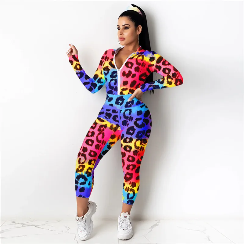 Autumn Spring Women Sport Tie Dye Print Two Piece Set Tracksuit Zipper Hooded Tops Long Sweatpants Female Matching Set Outfits
Autumn Spring Women Sport Tie Dye Print Two Piece Set Tracksuit Zipper Hooded Tops Long Sweatpants Female Matching Set Outfits