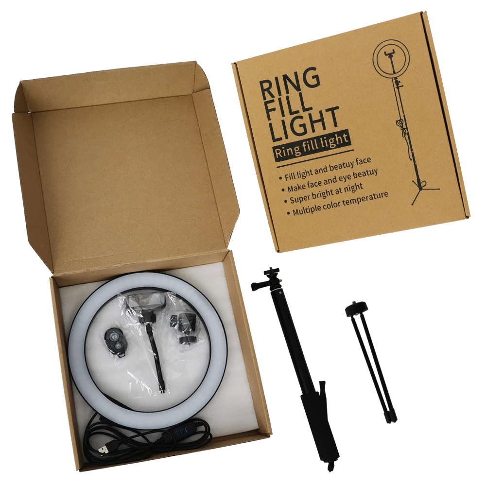 LED RING LIGHT 10inch Selfie with Tripod Stand for Makeup,Live Streaming & Video, Dimmable Ring Lamp for Photography
LED RING LIGHT 10inch Selfie with Tripod Stand for Makeup,Live Streaming & Video, Dimmable Ring Lamp for Photography
