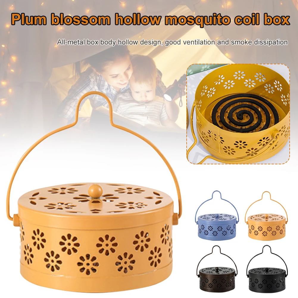 2021 classical Hollow out Mosquito Repellent Box Cover Round Coil Holder Incense Plate Safety Windproof for household products
2021 classical Hollow out Mosquito Repellent Box Cover Round Coil Holder Incense Plate Safety Windproof for household products