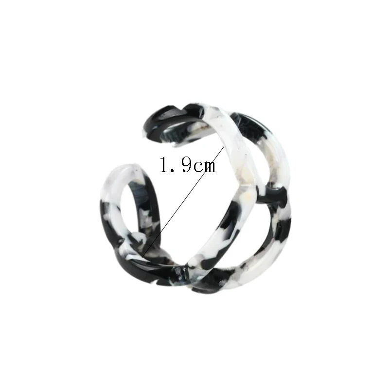 2021 New Acrylic Colorful Hollow Acetate Rings for Women Open Adjustable Finger Ring Girls Vintage Female Beautiful Jewelry Gift
2021 New Acrylic Colorful Hollow Acetate Rings for Women Open Adjustable Finger Ring Girls Vintage Female Beautiful Jewelry Gift