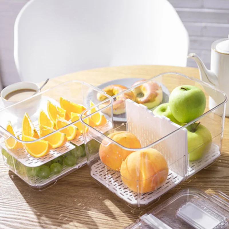 Food Storage Container Plastic Food Containers Double-layer Freezer Refrigerator Safe Keep Fresh RERI889
Food Storage Container Plastic Food Containers Double-layer Freezer Refrigerator Safe Keep Fresh RERI889