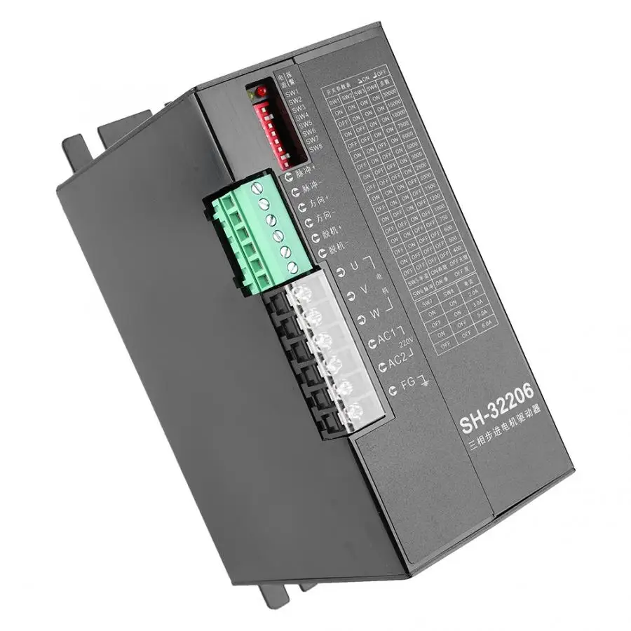 AC 80-220V 3 Phase Stepper Motor Driver 6A/Phase Motor Controller Servo Driver Motor Driver
AC 80-220V 3 Phase Stepper Motor Driver 6A/Phase Motor Controller Servo Driver Motor Driver