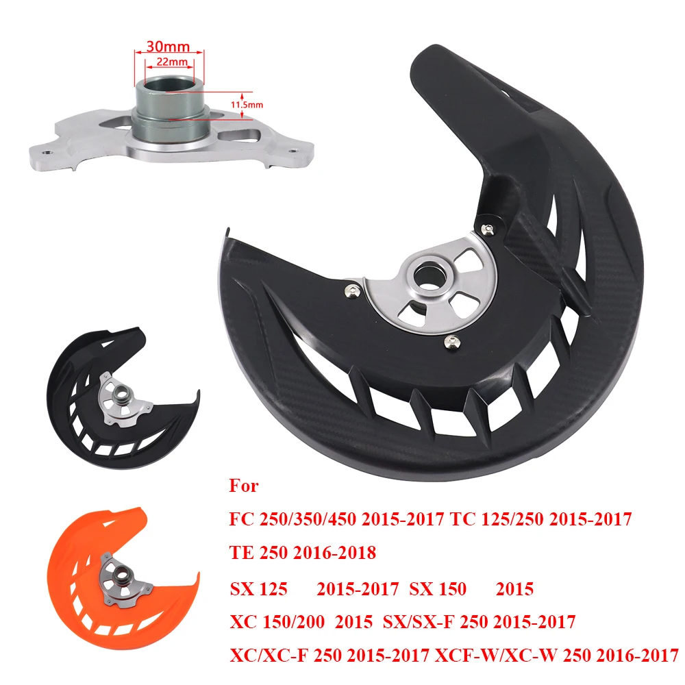 Motorcycle Front Brake Disc Rotor Guard Cover Protector For FC 250/350/450 2015-2017 TC 125/250 2015-2017 SX/SX-F 250 2016 2017
Motorcycle Front Brake Disc Rotor Guard Cover Protector For FC 250/350/450 2015-2017 TC 125/250 2015-2017 SX/SX-F 250 2016 2017