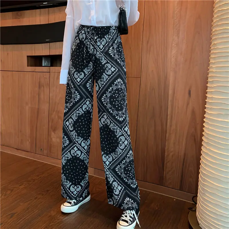 2021 Summer New Women's Korean Version Loose Thin High Waist Slim Lantern Legged Pattern Beach Pants
2021 Summer New Women's Korean Version Loose Thin High Waist Slim Lantern Legged Pattern Beach Pants