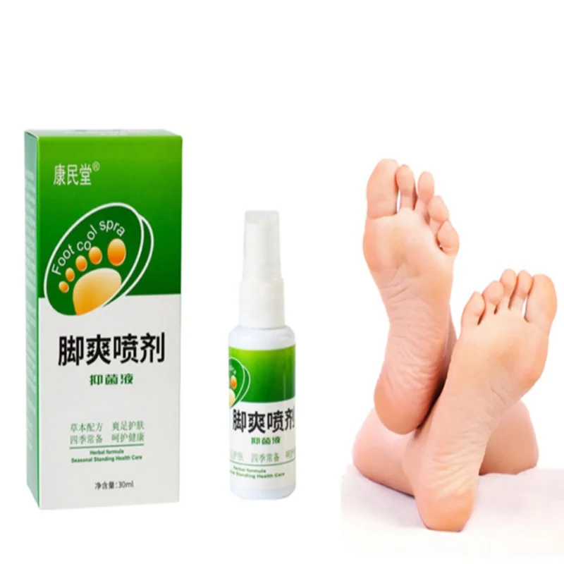 

30ml Hot Sale Foot Deodorant Spray Remove Foot Odor Beriberi Itchy Feet Antiperspirant Foot Care Anti-odor Antibacterial Spray