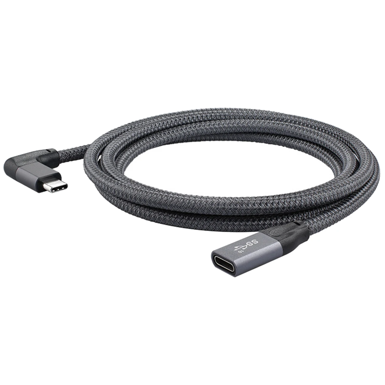 100W USB 3.1 Type-C Extension Cable PD 5A Curved 4K @60Hz 10Gbps USB-C Gen 2 Fast Charging Data Extender Cord For Macbook Laptop
100W USB 3.1 Type-C Extension Cable PD 5A Curved 4K @60Hz 10Gbps USB-C Gen 2 Fast Charging Data Extender Cord For Macbook Laptop