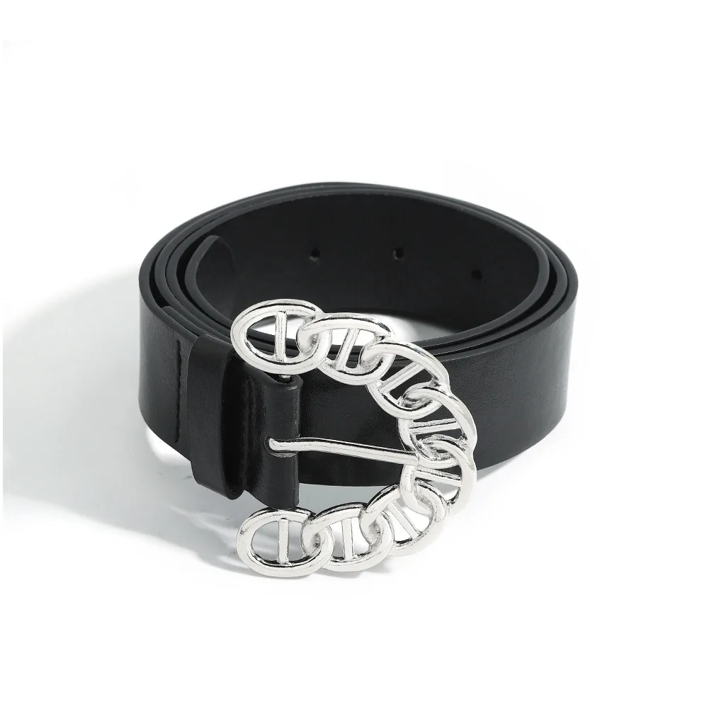 New Fashion PU Leather Women Belt Metal Pin Buckle Waist Straps Designer Lady Dress Trouser All-match Decoration Waistband
New Fashion PU Leather Women Belt Metal Pin Buckle Waist Straps Designer Lady Dress Trouser All-match Decoration Waistband