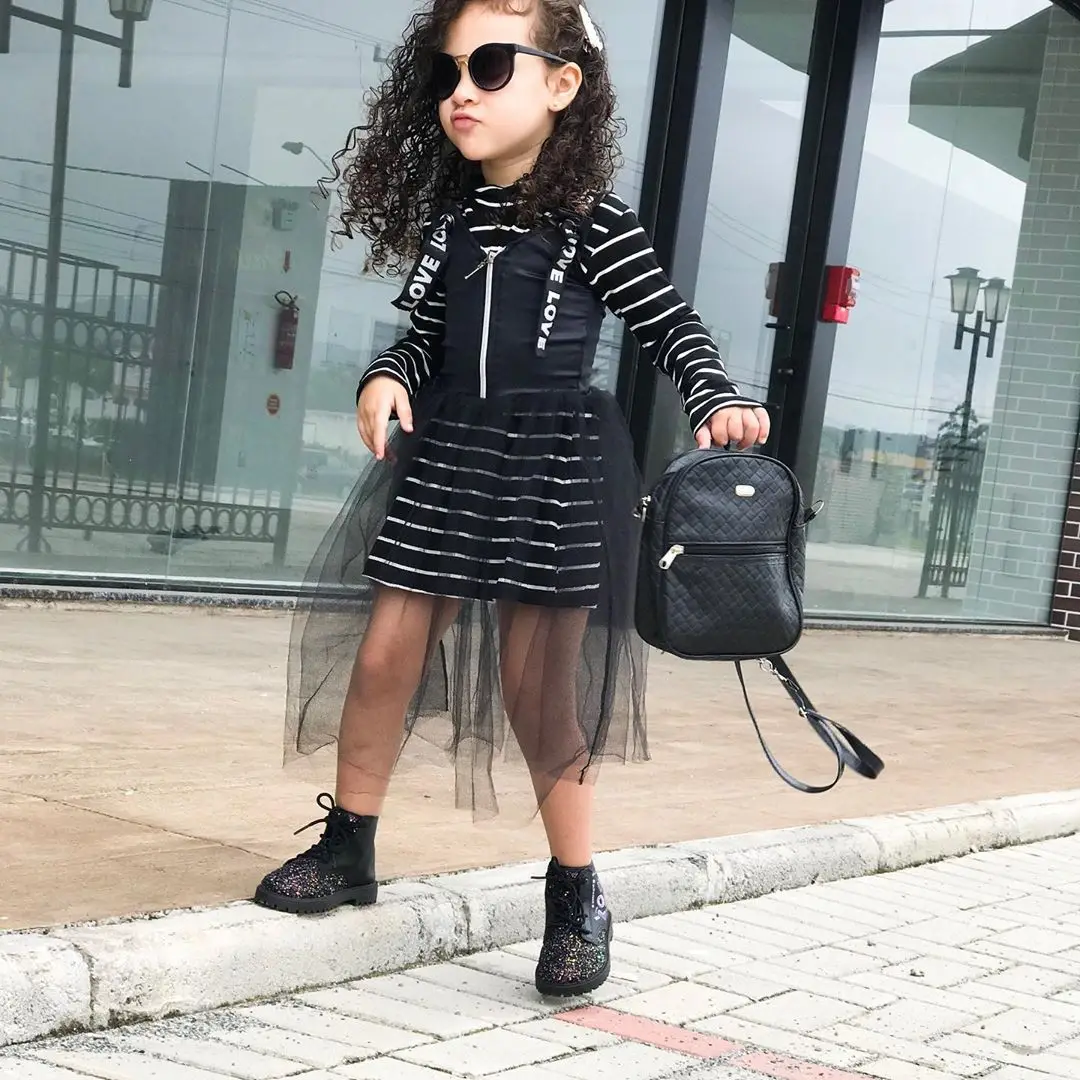 New 2Pcs Baby Girl Striped Clothes Infant Kids Long Sleeve Tops+Strap Tulle Skirts Outfits Set
New 2Pcs Baby Girl Striped Clothes Infant Kids Long Sleeve Tops+Strap Tulle Skirts Outfits Set
