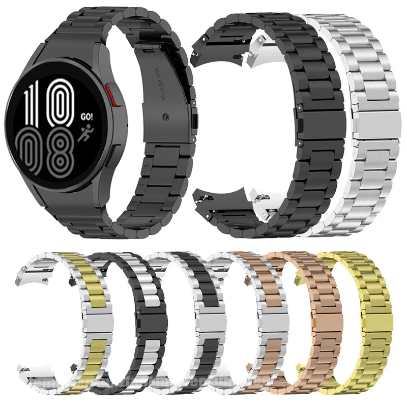 Металлический ремешок для смарт-часов Samsung Galaxy Watch 4 44/40 мм, браслет для Galaxy Watch 4 Classic 42/46 мм, без зазоров, переходник с изогнутым концом
Металлический ремешок для смарт-часов Samsung Galaxy Watch 4 44/40 мм, браслет для Galaxy Watch 4 Classic 42/46 мм, без зазоров, переходник с изогнутым концом