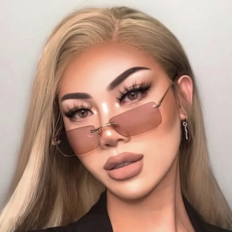 Luxury Rectangle Ladies Sunglasses Women Brand Designer Rimless Square Sun Glasses For Ladies Zonnebril Dames Vrouwen Bril UV400
Luxury Rectangle Ladies Sunglasses Women Brand Designer Rimless Square Sun Glasses For Ladies Zonnebril Dames Vrouwen Bril UV400