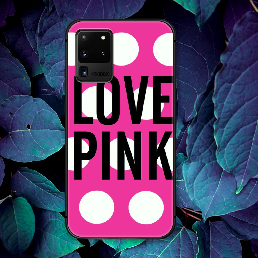 Love Pink Victoria Luxury Brand Phone Case For Samsung Galaxy Note S 8 9 10 20 Plus E Lite Uitra black Prime Soft Hoesjes 
Love Pink Victoria Luxury Brand Phone Case For Samsung Galaxy Note S 8 9 10 20 Plus E Lite Uitra black Prime Soft Hoesjes