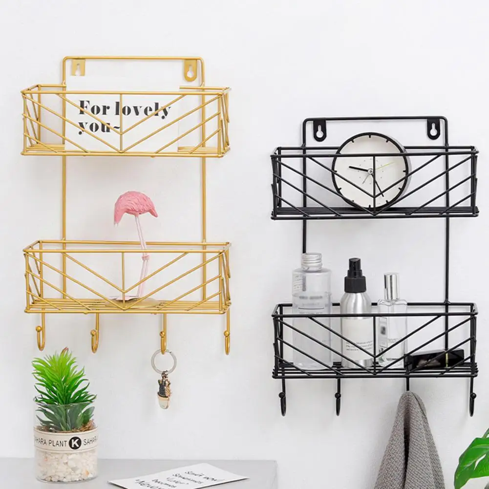 Stable Great Wall Hanging Wrought Iron Display Rack Compact Design Wall Storage Baskets Widely Applied for Living Room
Stable Great Wall Hanging Wrought Iron Display Rack Compact Design Wall Storage Baskets Widely Applied for Living Room