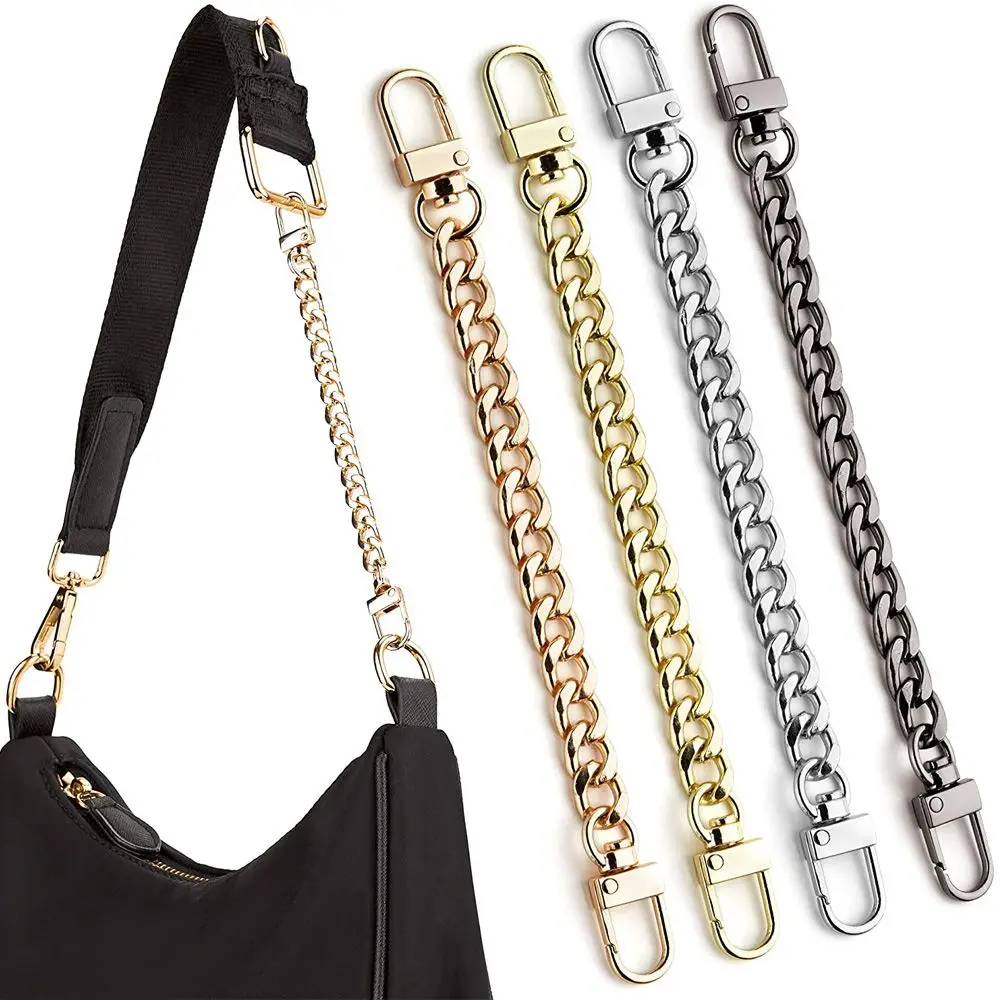 Ultralight Shoulder Bag Straps Mini Replacement Purse Chain Metal Flat Chain Extender with Metal Buckle Handbag Part Accessories
Ultralight Shoulder Bag Straps Mini Replacement Purse Chain Metal Flat Chain Extender with Metal Buckle Handbag Part Accessories