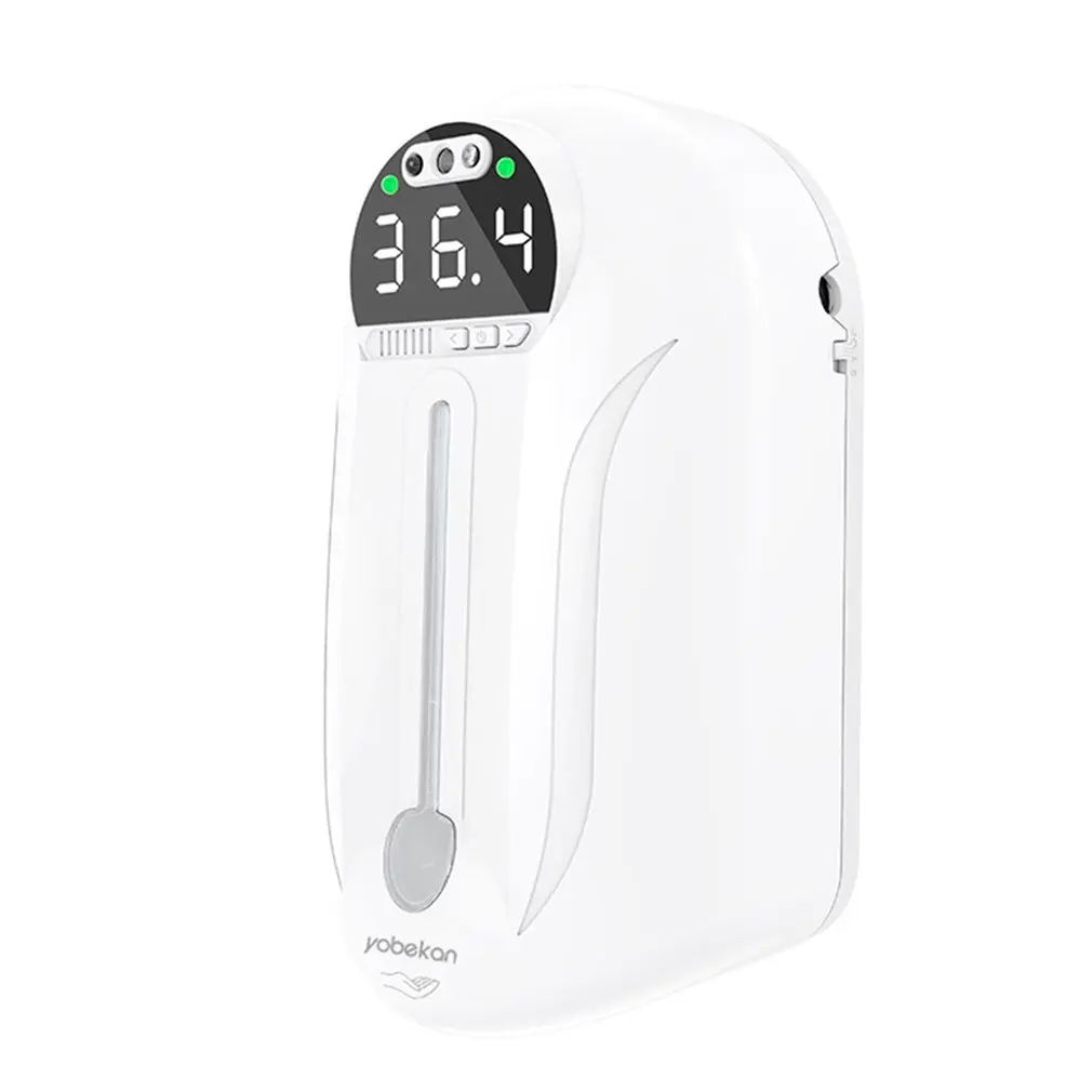 Yobekan KE-V21 1250ml Disinfection Thermometer Gel Soap Dispenser Automatic Thermometer Dual Probe Design
Yobekan KE-V21 1250ml Disinfection Thermometer Gel Soap Dispenser Automatic Thermometer Dual Probe Design