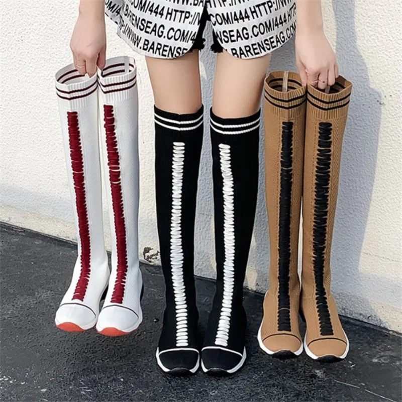 2022 New Women Boots Lace Up Over-the-knee Boots Warm Women Shoes Rome Style Knee-high Boots Female Winter Boots Plus Size 35-43
2022 New Women Boots Lace Up Over-the-knee Boots Warm Women Shoes Rome Style Knee-high Boots Female Winter Boots Plus Size 35-43