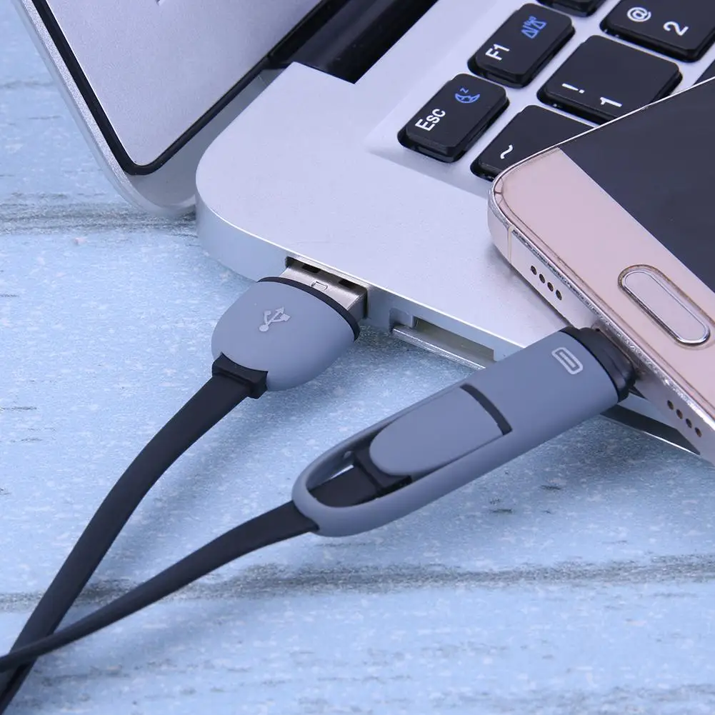 New 2 In 1 Charging Cord USB-C Adapter Digital USB 3.1 Type-C to Micro USB Converter Data Charger Cable Smartphone Accessories
New 2 In 1 Charging Cord USB-C Adapter Digital USB 3.1 Type-C to Micro USB Converter Data Charger Cable Smartphone Accessories