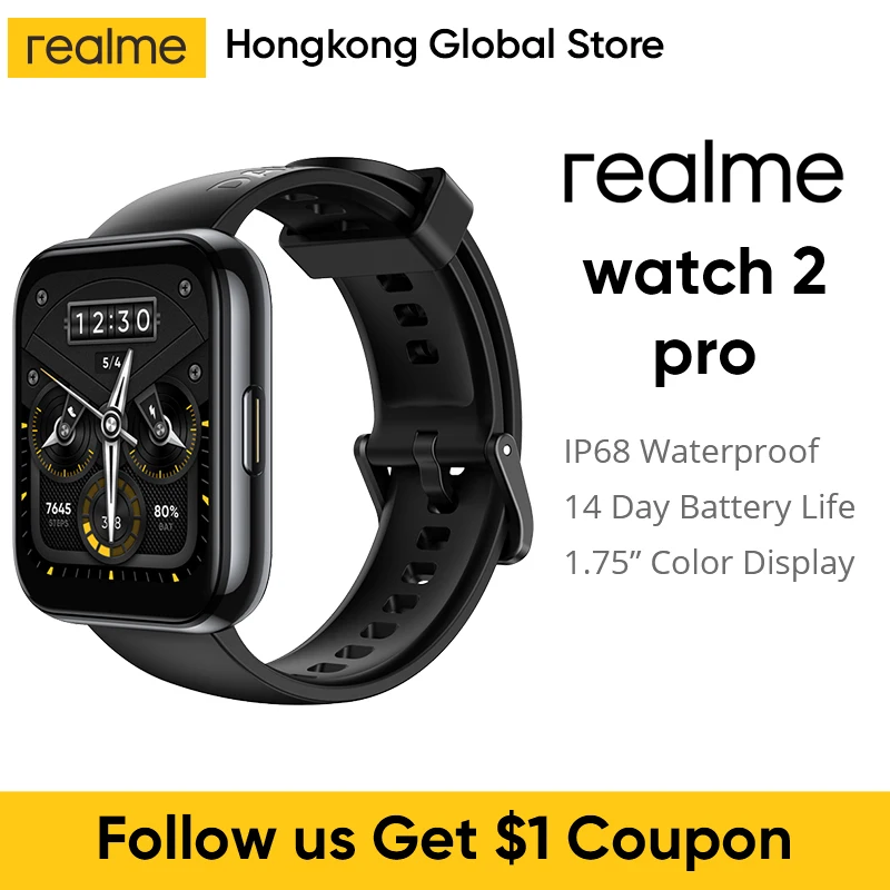 Умные часы глобальная версия realme Watch 2 Pro, цветной дисплей 1,75 дюйма, двойной спутниковый GPS, 90 спортивных режимов, 14 дней без подзарядки IP68
Умные часы глобальная версия realme Watch 2 Pro, цветной дисплей 1,75 дюйма, двойной спутниковый GPS, 90 спортивных режимов, 14 дней без подзарядки IP68