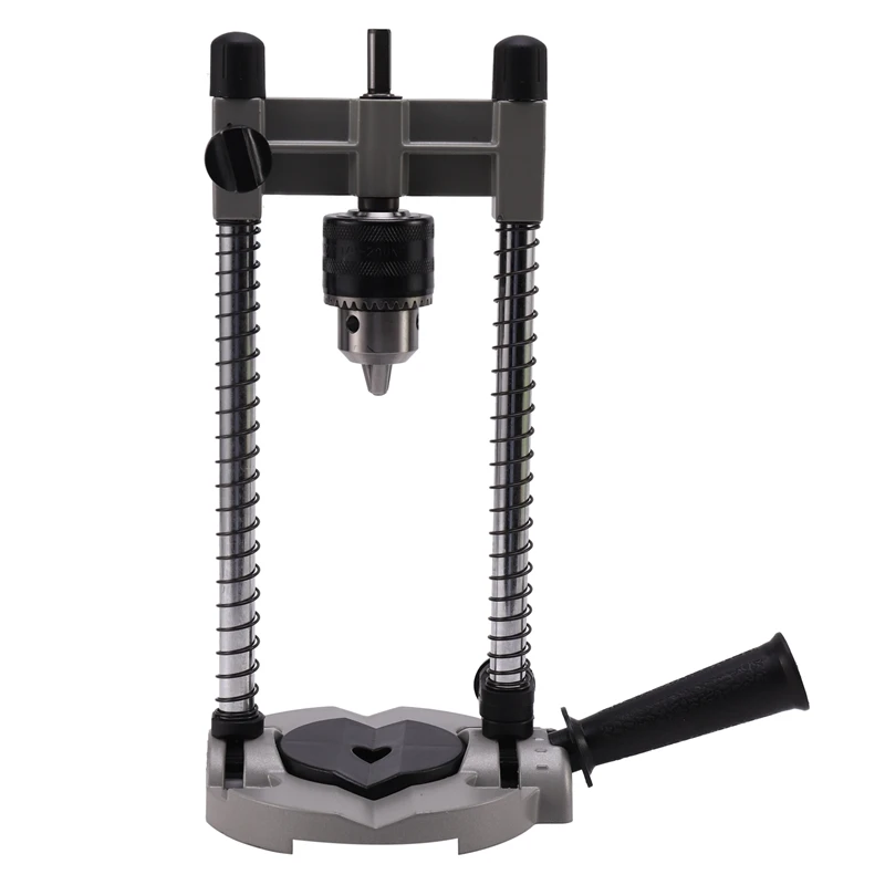 1 Pcs Multifunctional Drill Stand Adjustable 45-90° Angle Drill Guide Attachment, with Chuck Drill Holder Stand, for Electric Dr
1 Pcs Multifunctional Drill Stand Adjustable 45-90° Angle Drill Guide Attachment, with Chuck Drill Holder Stand, for Electric Dr