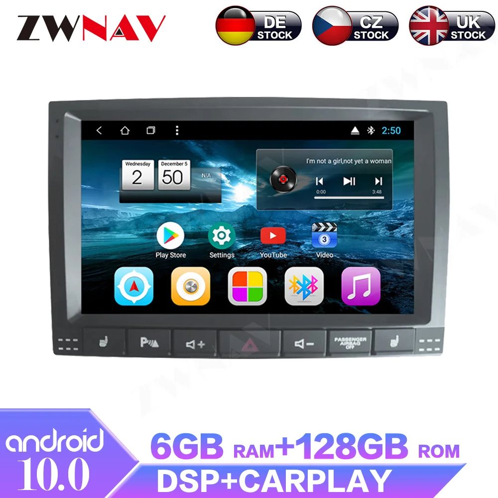 Автомагнитола на Android 10,0, 6 + 128 ГБ, для Volkswagen Touareg 2003-2010, мультимедийный плеер, GPS-навигация, автомагнитола, стерео, DSP, Carplay
Автомагнитола на Android 10,0, 6 + 128 ГБ, для Volkswagen Touareg 2003-2010, мультимедийный плеер, GPS-навигация, автомагнитола, стерео, DSP, Carplay