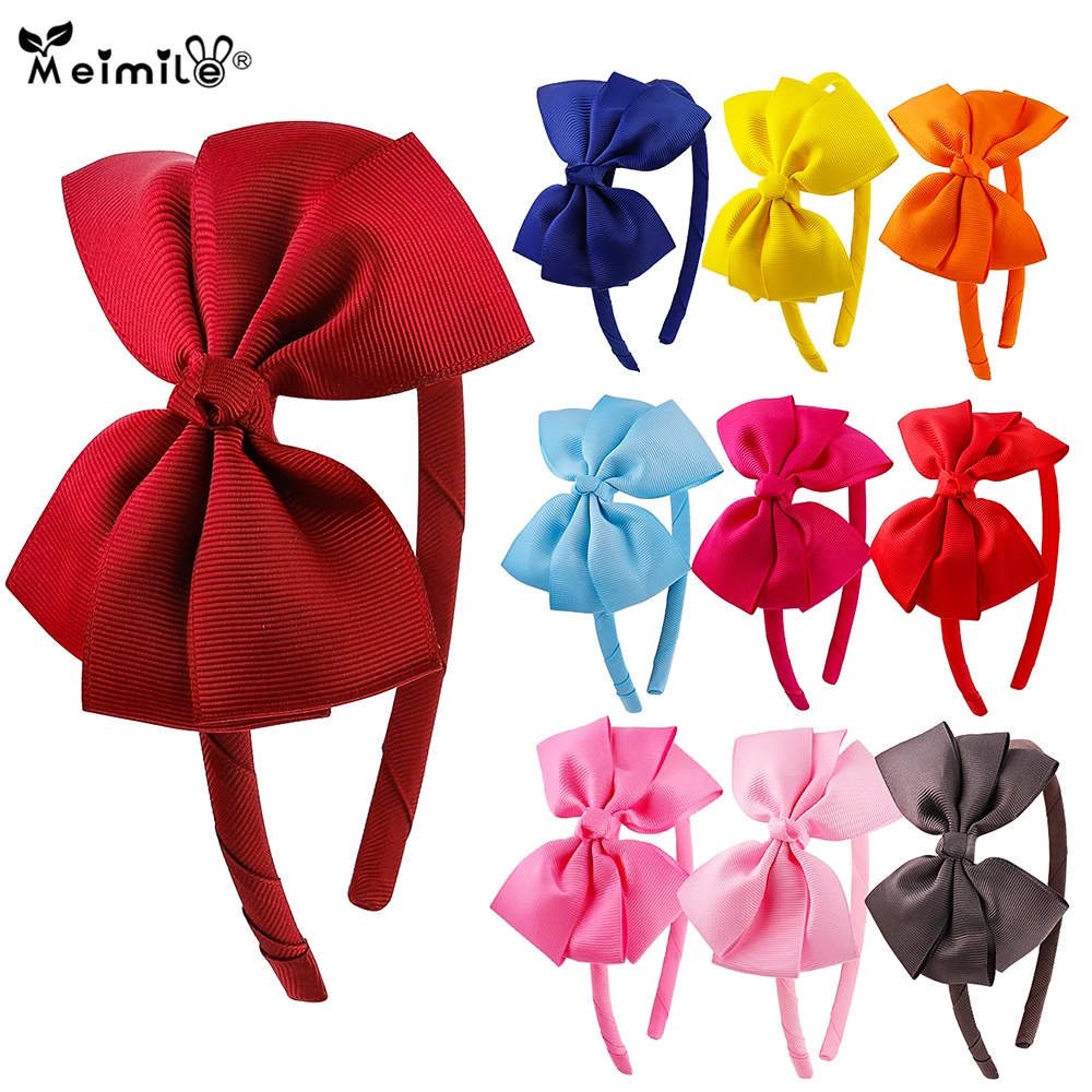 Meimile Hair Bow Headband Kids Girls Children Head Accessories Headband With Grosgrain Ribbon Colorful Cute
Meimile Hair Bow Headband Kids Girls Children Head Accessories Headband With Grosgrain Ribbon Colorful Cute