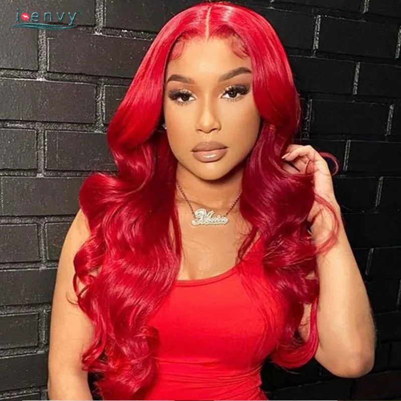 Hot Red Lace Front Human Hair Wigs Body Wave Lace Frontal Wig Transparent Lace Front Wig For Women Peruvian Remy Pre Pluck
Hot Red Lace Front Human Hair Wigs Body Wave Lace Frontal Wig Transparent Lace Front Wig For Women Peruvian Remy Pre Pluck